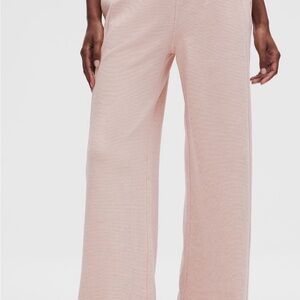 Elegant Pink Wide-Leg Women's Pants